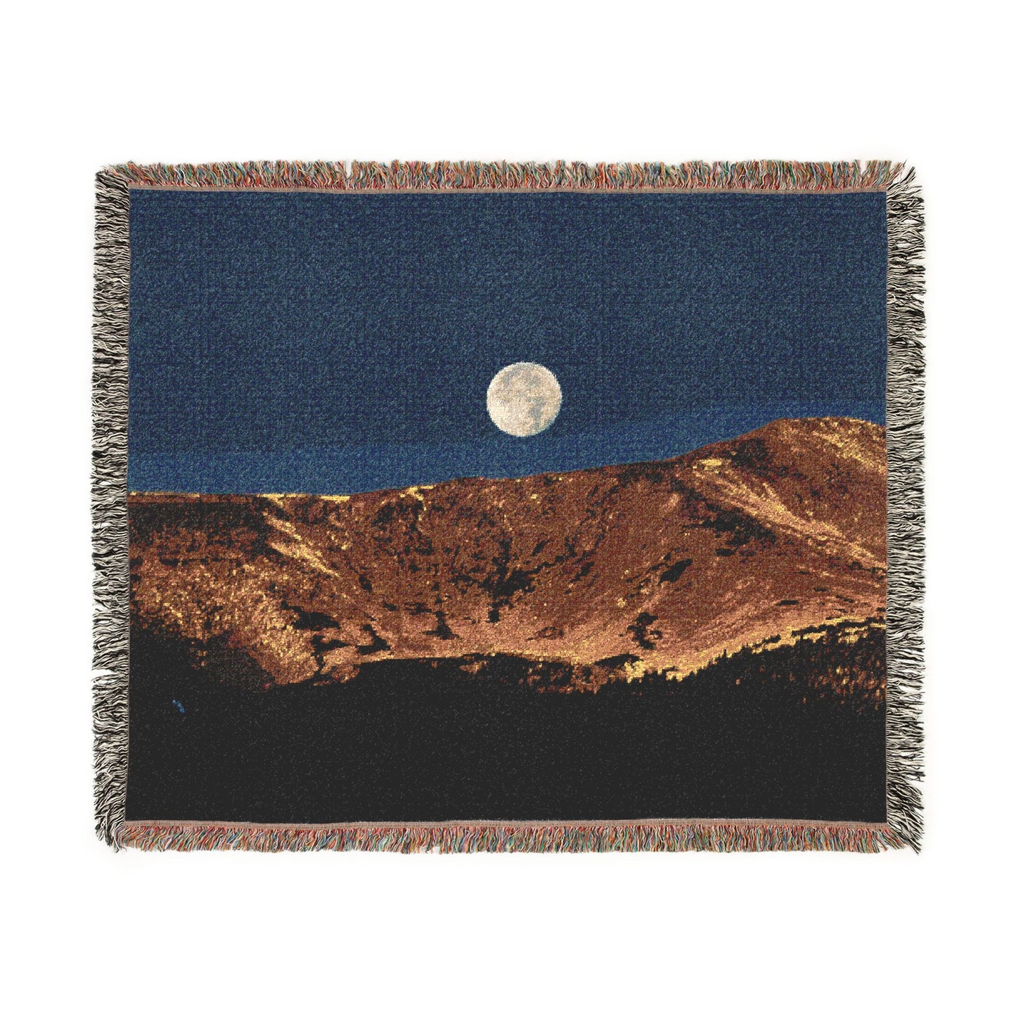 Breckenridge Supermoon Woven Blanket