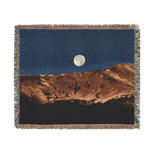 Breckenridge Supermoon Woven Blanket