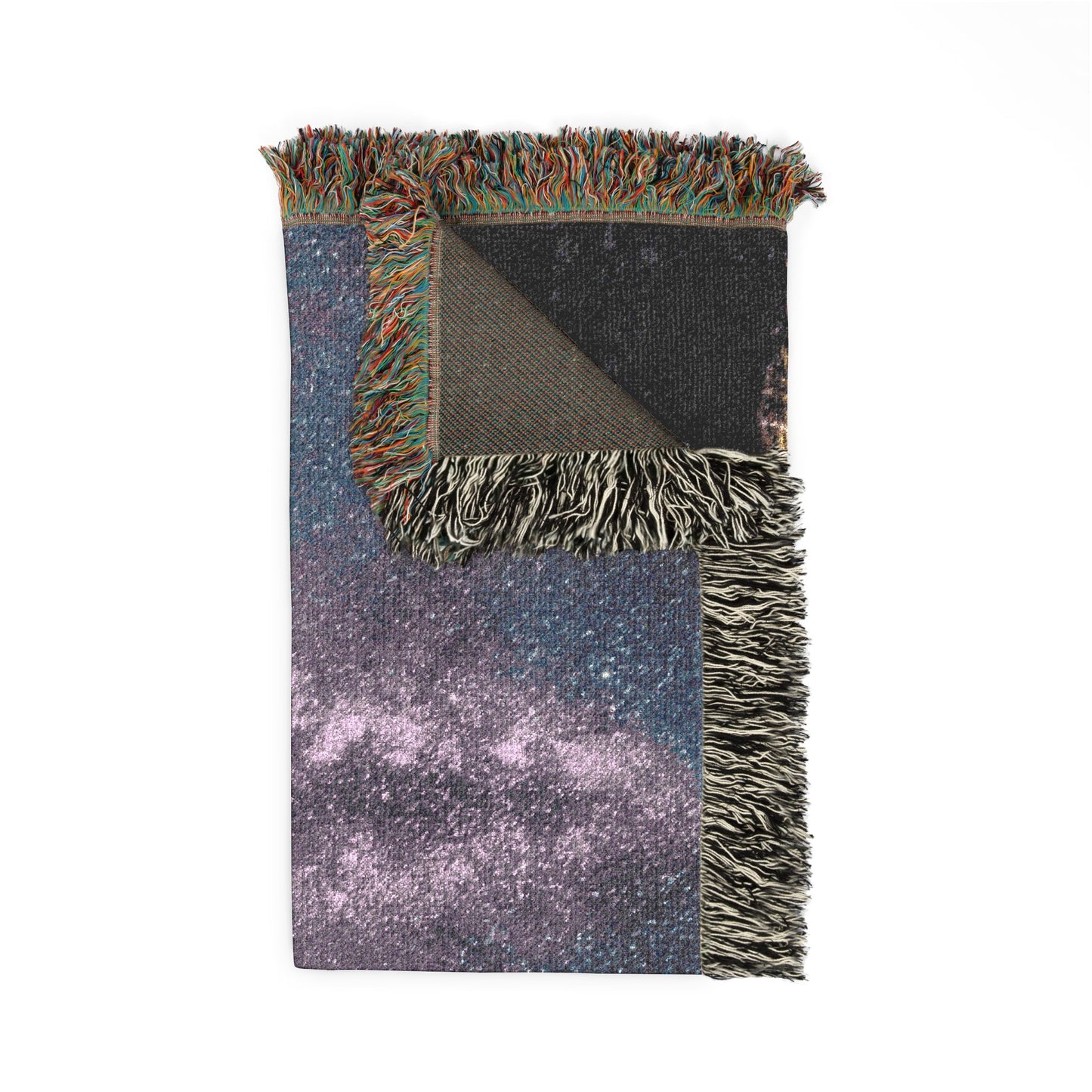 Isak the Rock Stacker Scenic Woven Blanket — Breckenridge Starry Night Throw