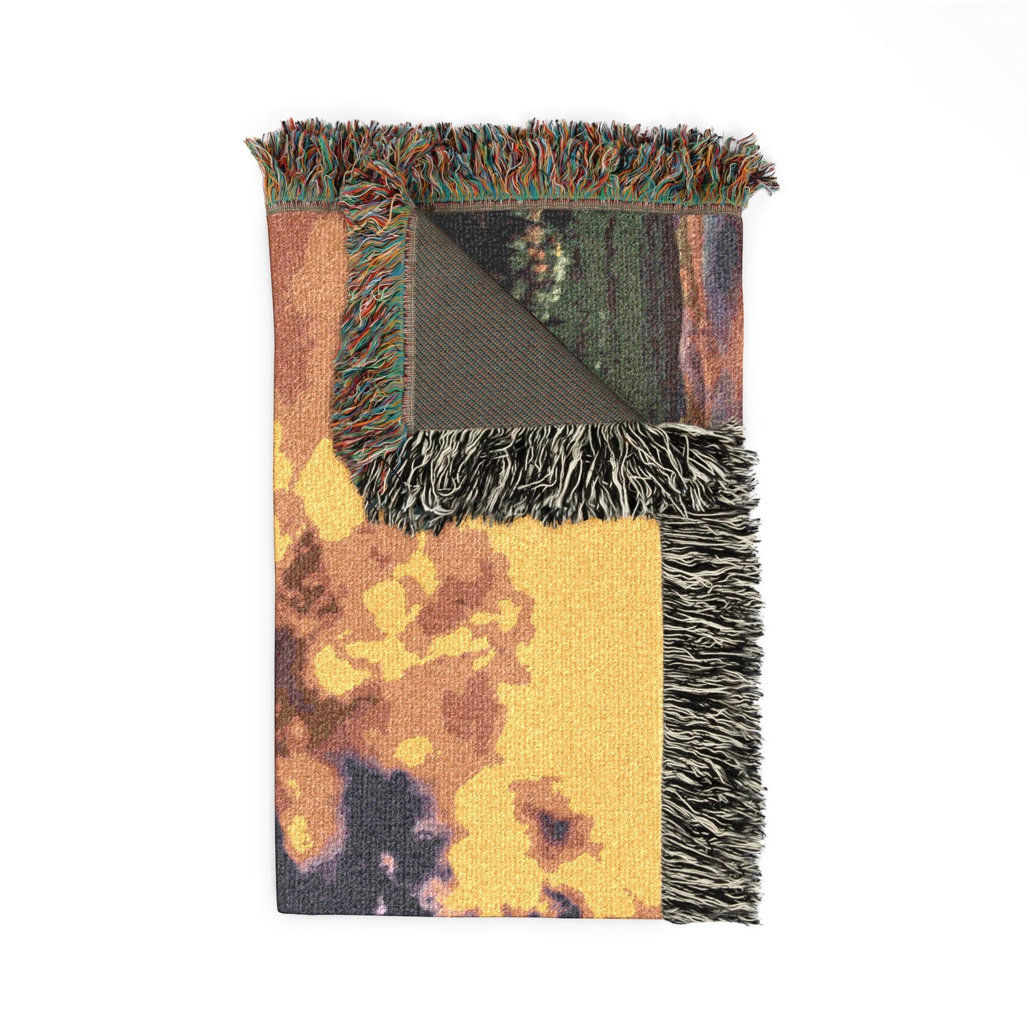 Breckenridge Phoenix Mountain Woven Blanket — Sunset Ski Resort Throw