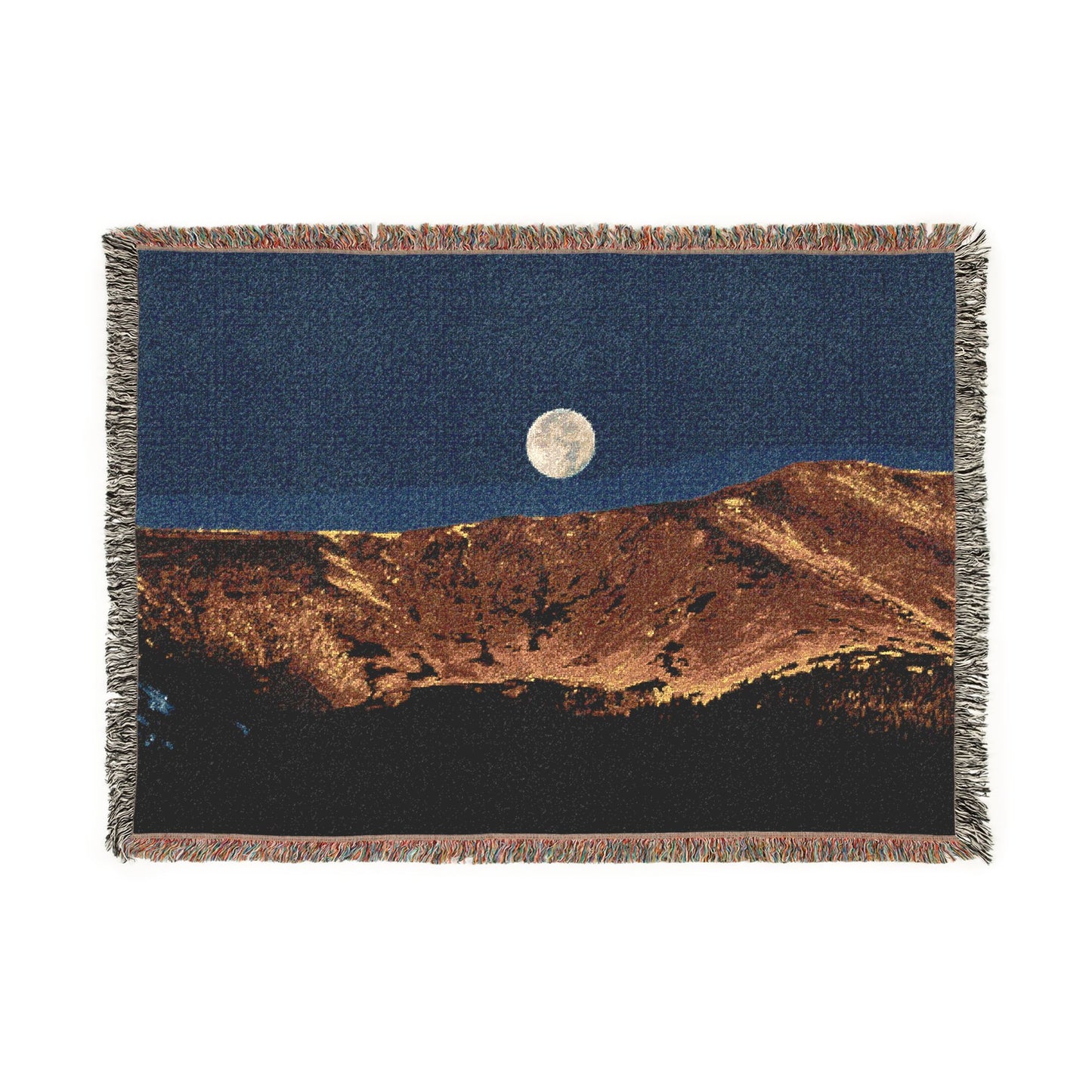 Breckenridge Supermoon Woven Blanket