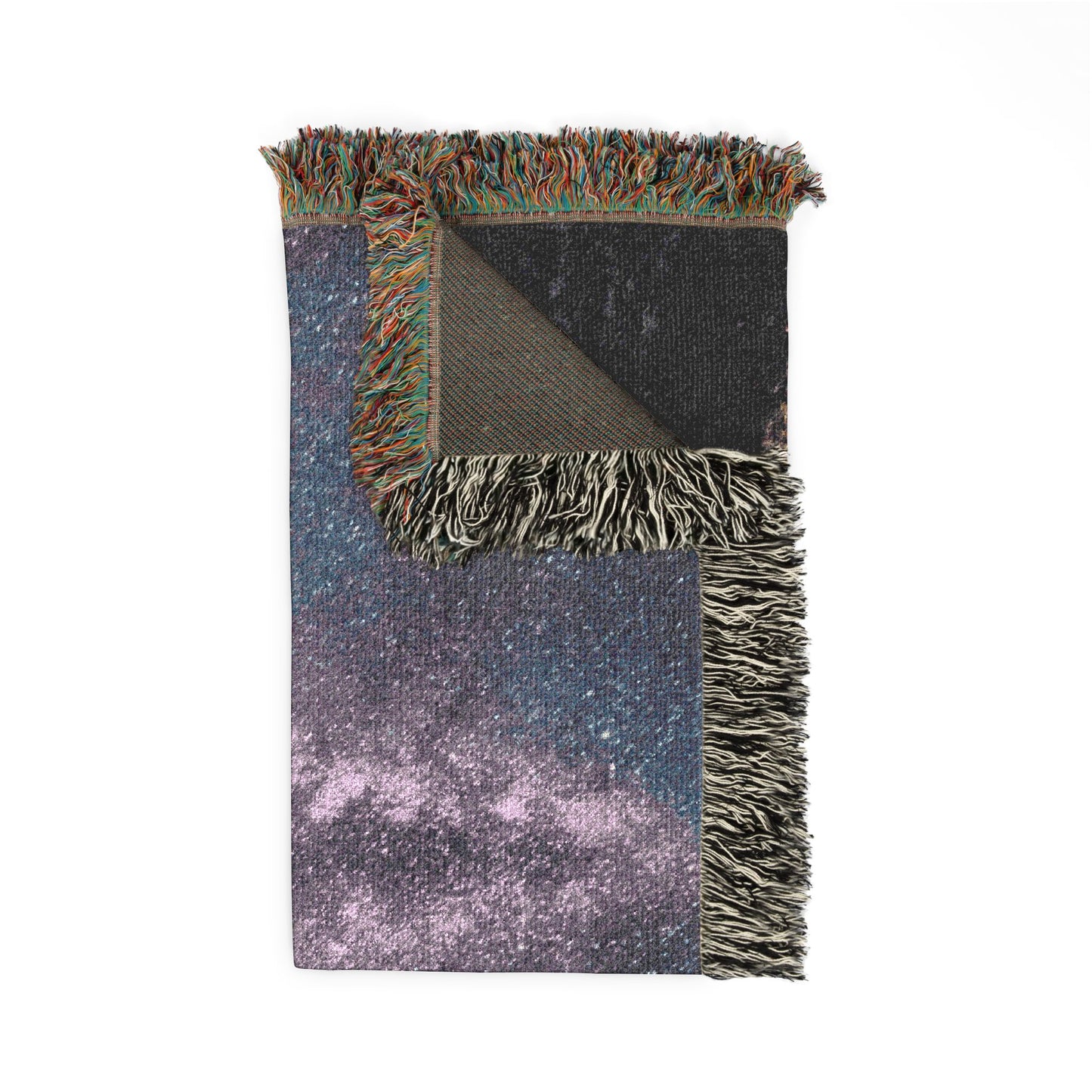 Isak the Rock Stacker Scenic Woven Blanket — Breckenridge Starry Night Throw