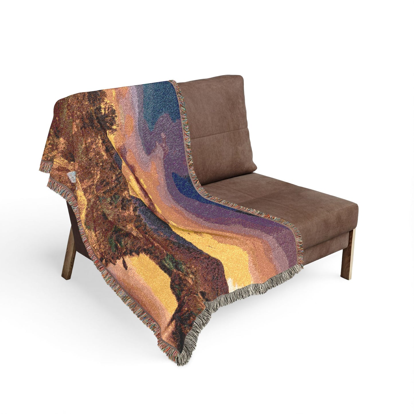 Radium River Radiance Woven Blanket — Colorado Hot Springs Throw