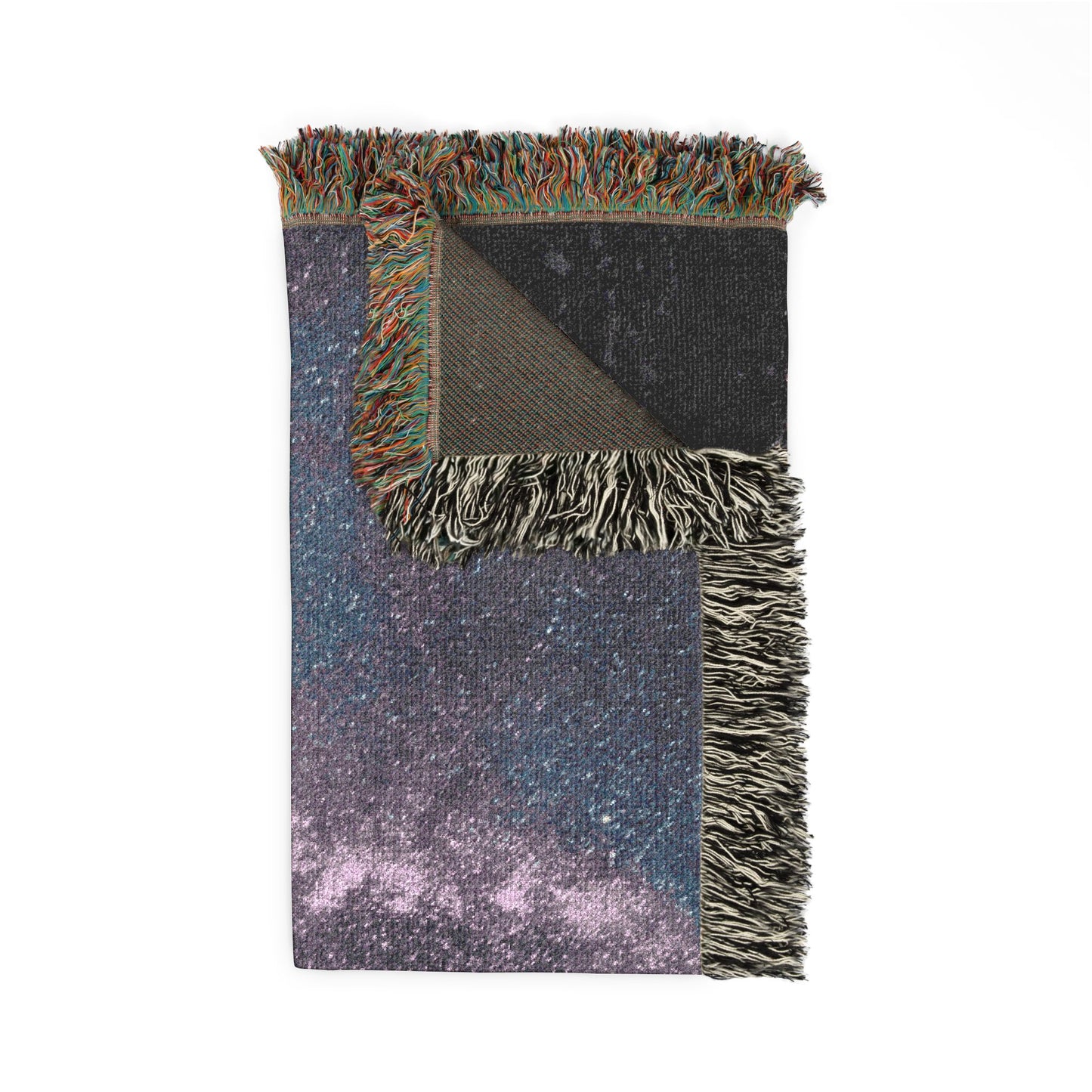 Isak the Rock Stacker Scenic Woven Blanket — Breckenridge Starry Night Throw