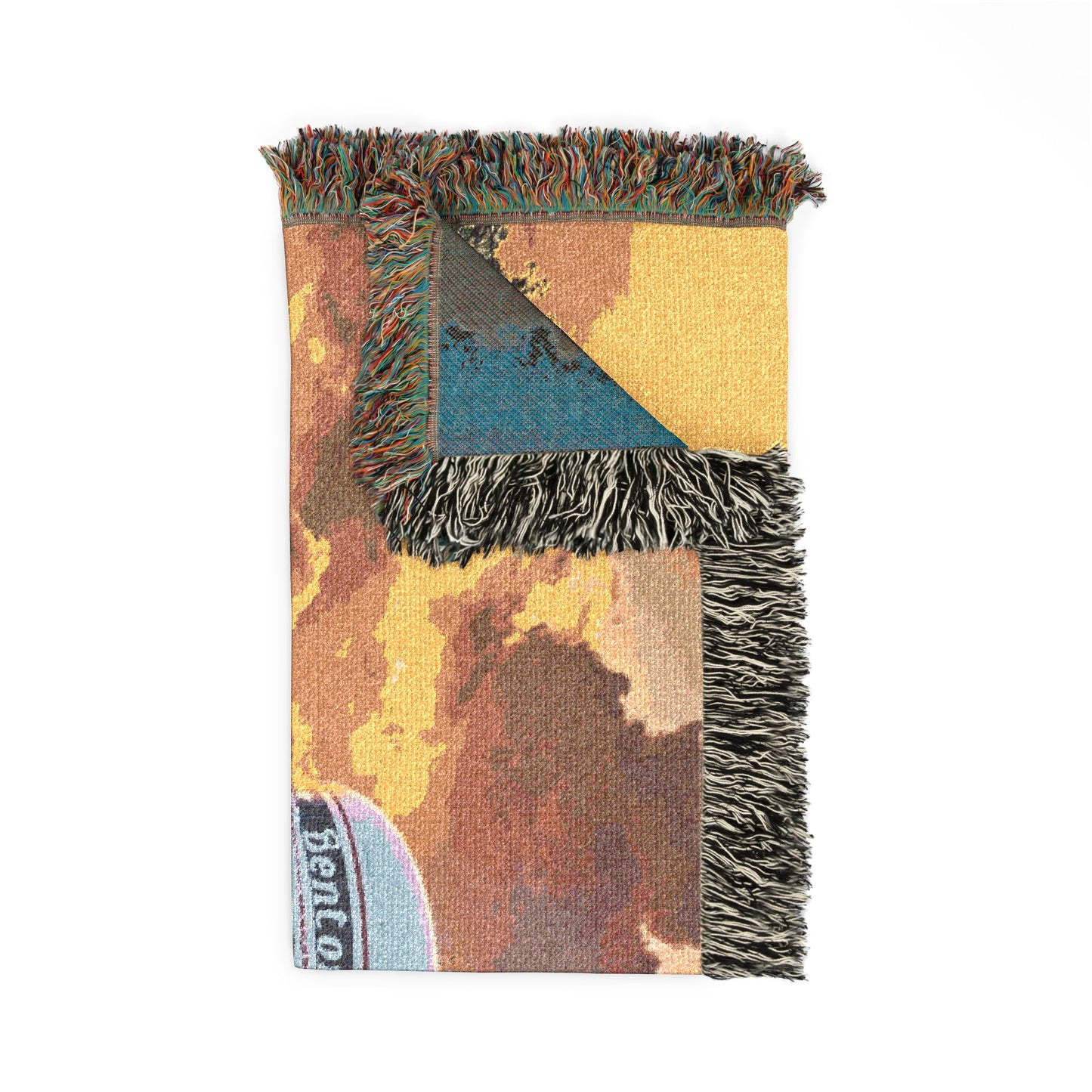 Bentonville Sunset on Tap Woven Blanket — Arkansas City Landmark Throw