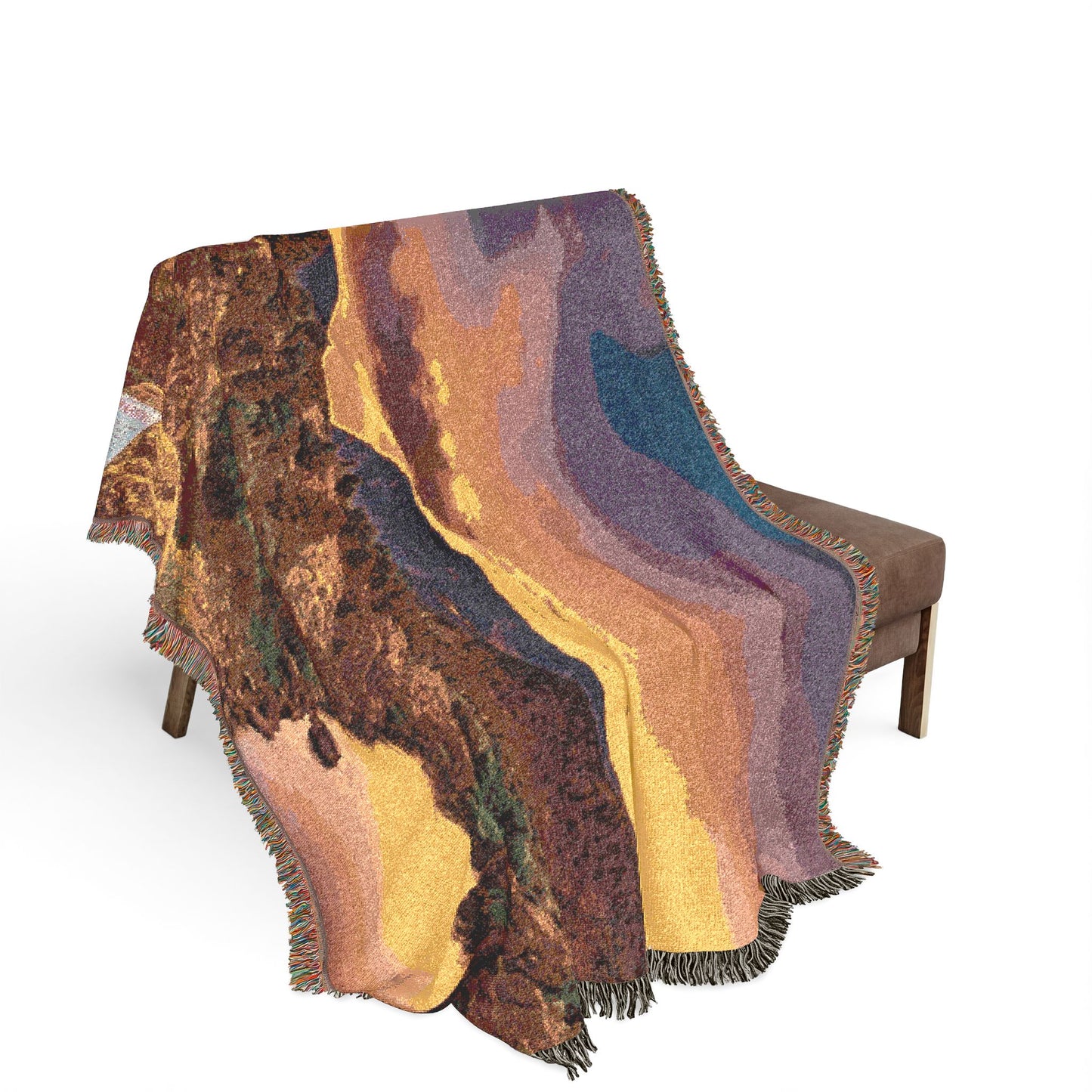 Radium River Radiance Woven Blanket — Colorado Hot Springs Throw