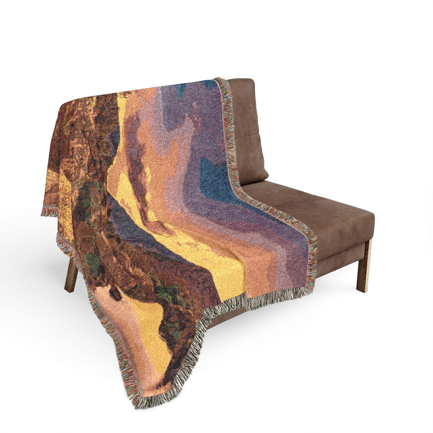 Radium River Radiance Woven Blanket — Colorado Hot Springs Throw