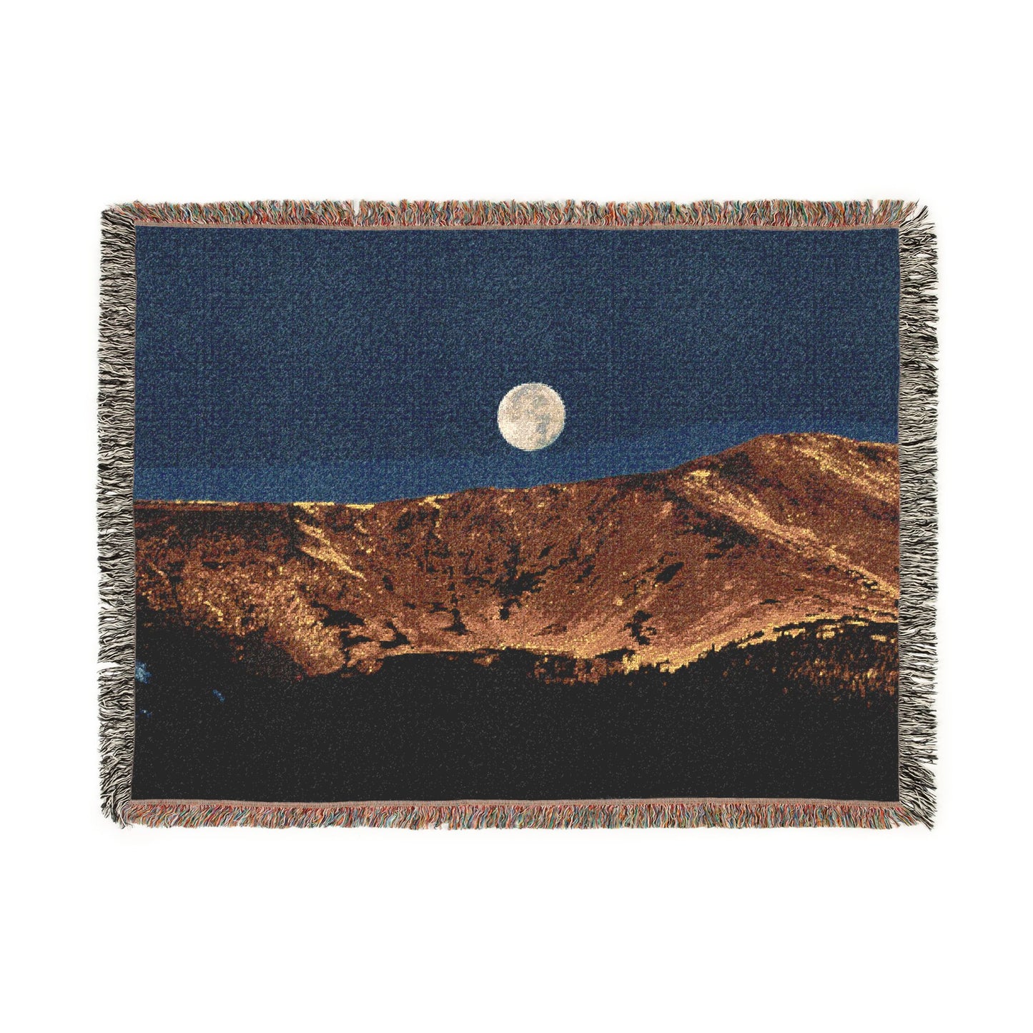Breckenridge Supermoon Woven Blanket