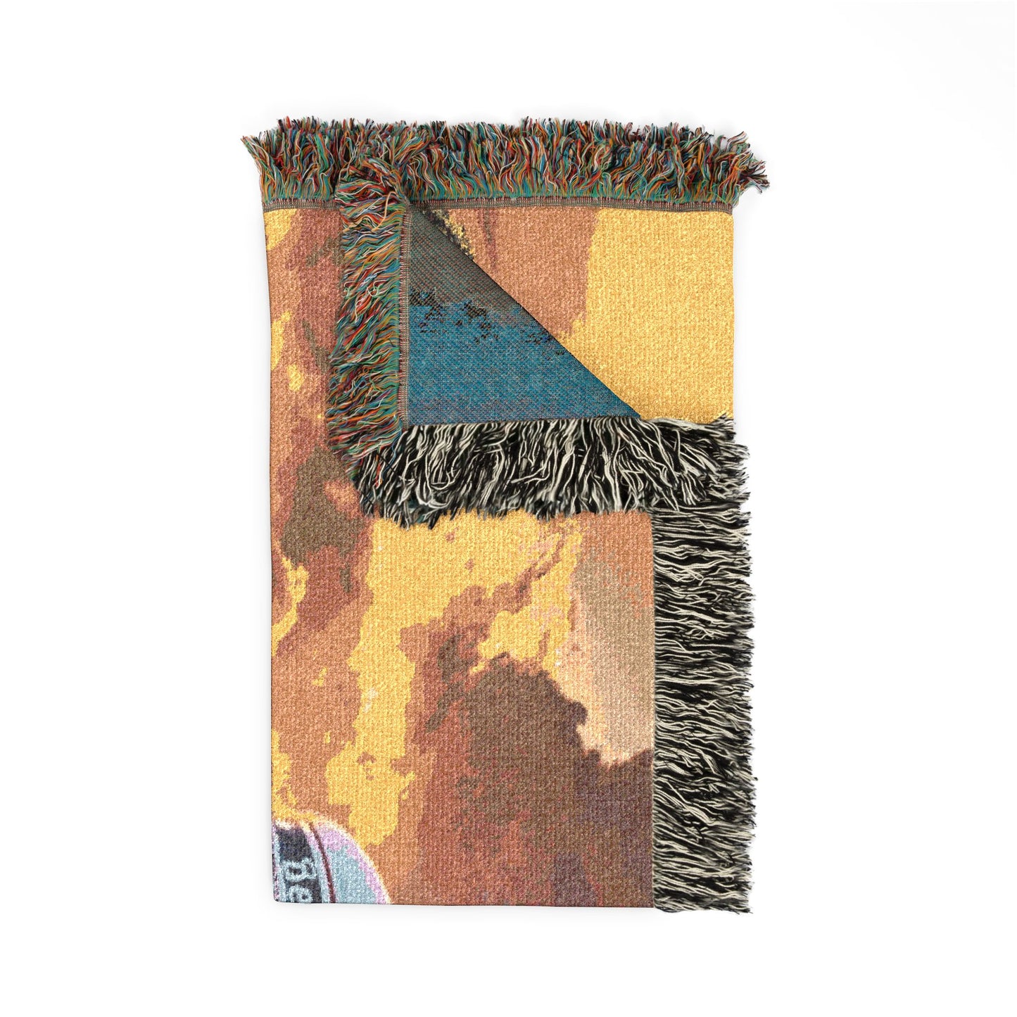 Bentonville Sunset on Tap Woven Blanket — Arkansas City Landmark Throw