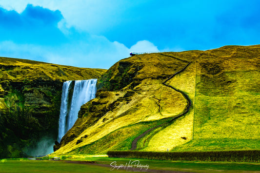 Ascend to Skögafoss