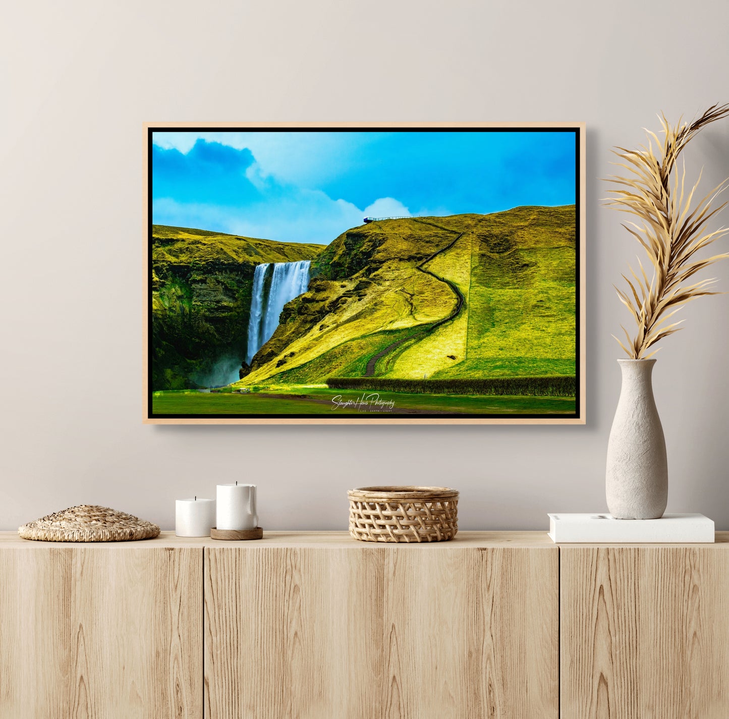 Ascend to Skögafoss