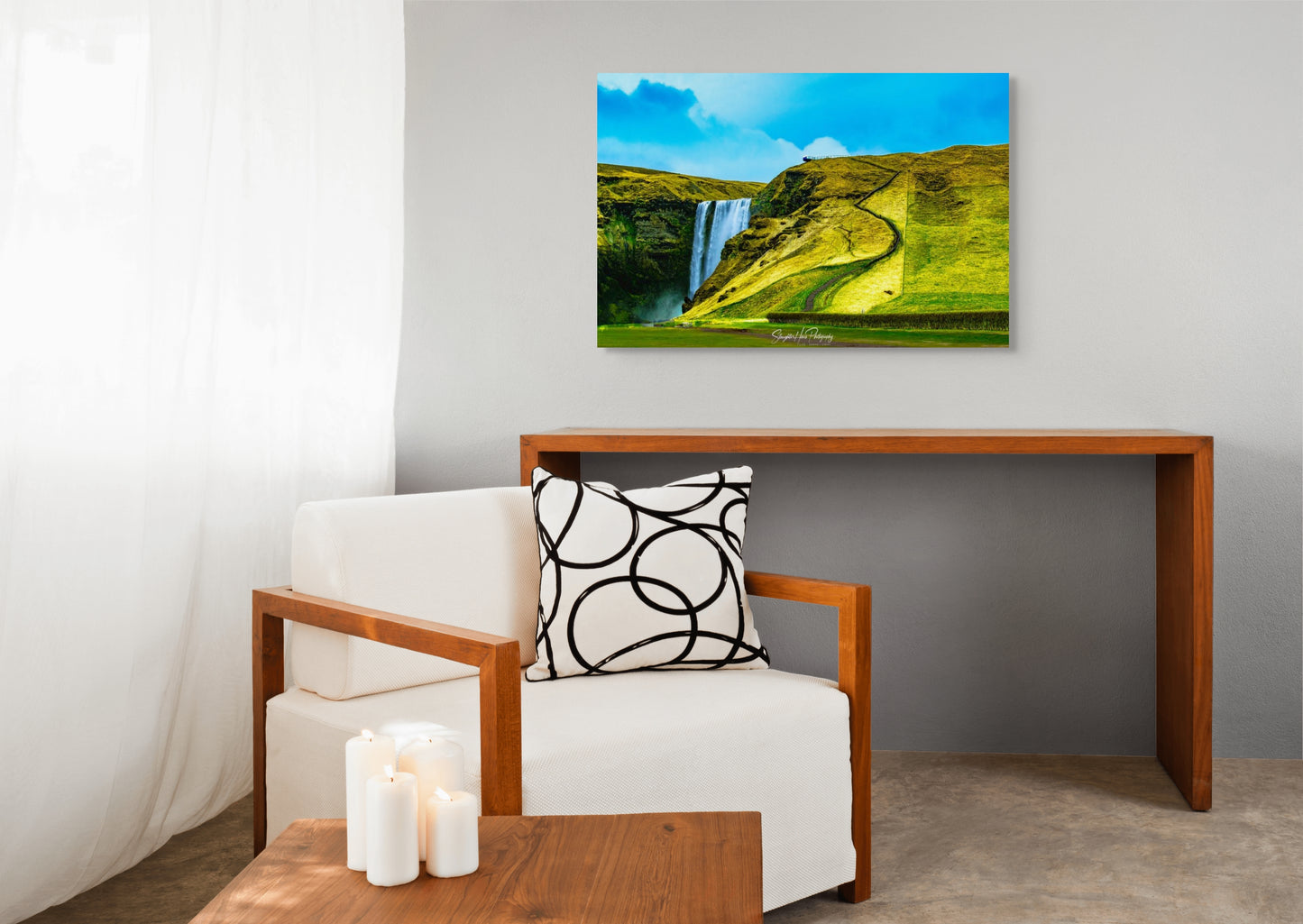 Ascend to Skögafoss