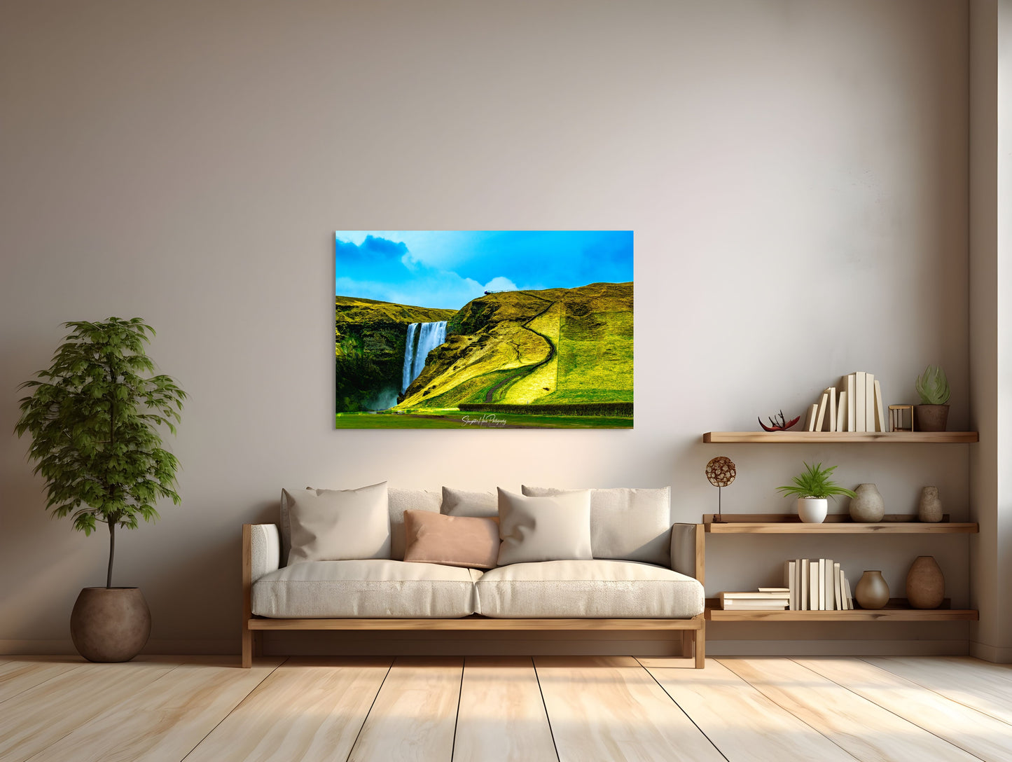 Ascend to Skögafoss