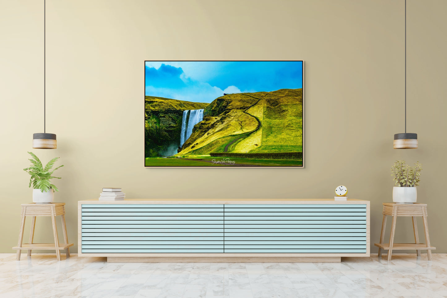 Ascend to Skögafoss