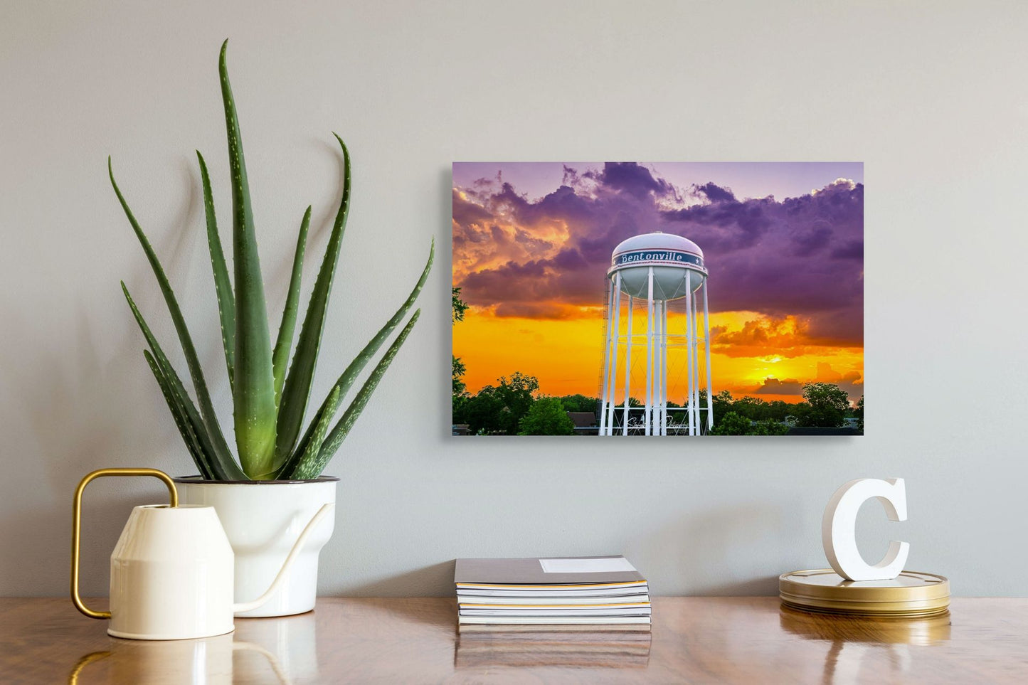 Bentonville Sunset on Tap