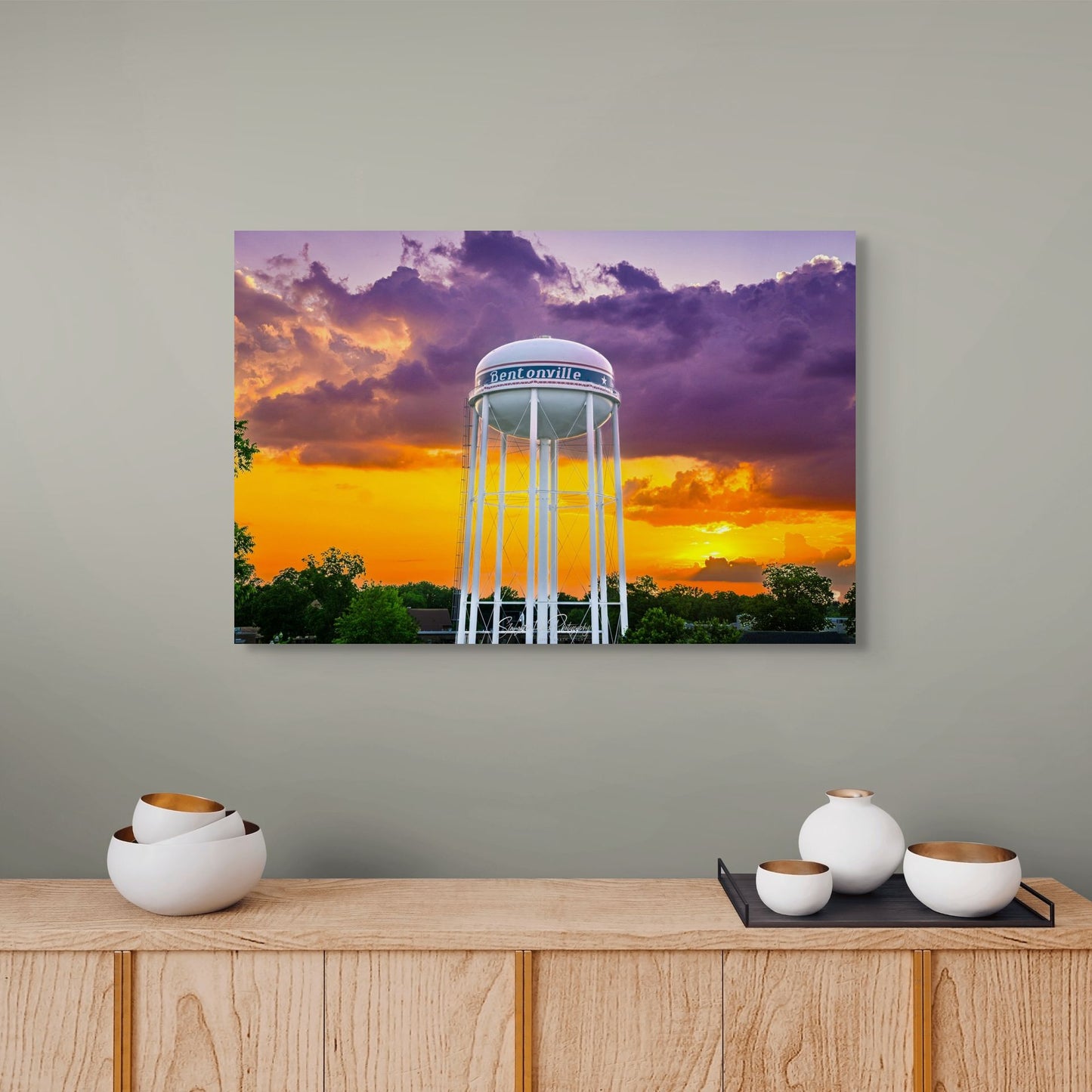 Bentonville Sunset on Tap